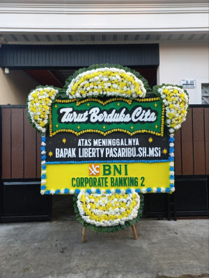 Papan Bunga Duka di Tarakan Utara