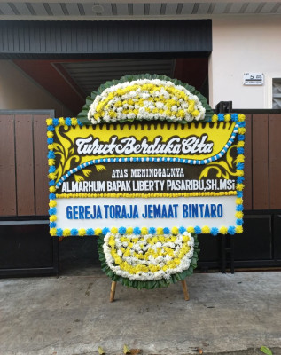 Papan Bunga Duka di Tarakan Utara