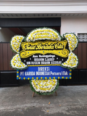 Papan Bunga Duka di Tarakan Utara