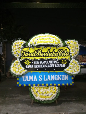 Papan Bunga Duka di Tarakan Utara