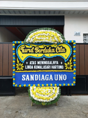 Papan Bunga Duka di Tarakan Utara